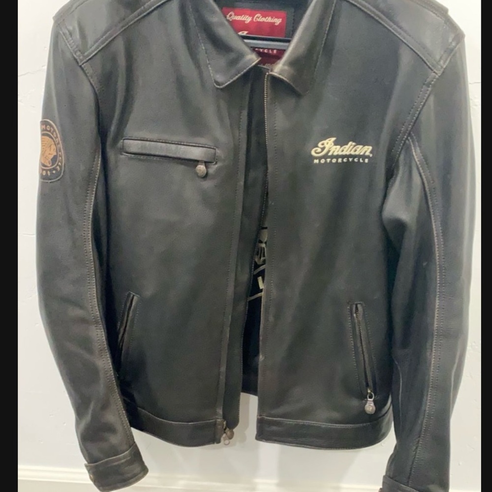 Brown Leather Motorcycle Jacket